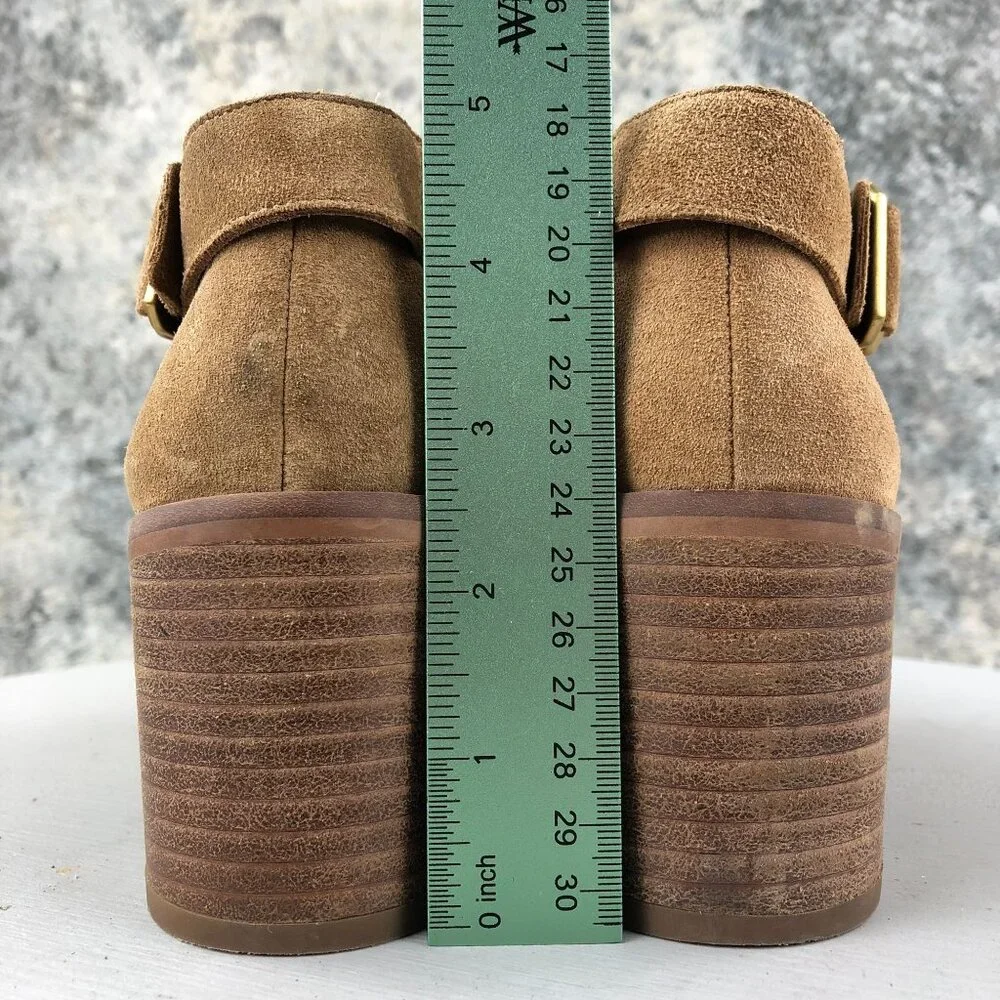 SARTO Franco Sarto Women's Size 7M Matisse Brown Suede Side Zip Ankle Booties